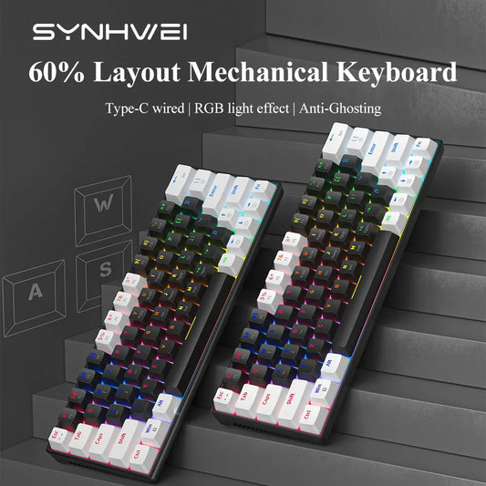 Synhwei - 60% Mechanical Gaming Keyboard